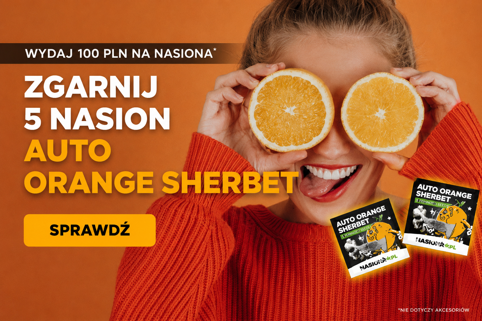 5 nasion Auto Orange Sherbet Gratis